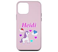 Heidi T-Shirt d'anniversaire Licorne Personnalisable pour Fille Coque pour iPhone 12 Mini