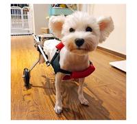 HEIDOUOZ Fauteuil Roulant Réglable pour Chien, Fauteuils roulants for Chiens handicapés, Roues d'exercice for Animaux for Le Soutien des Pattes arrière, Voiture de Marche assistée par Chien(Size M)