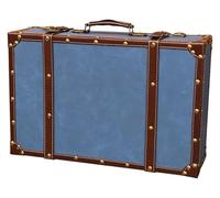 HEIDOUOZ Valise Vintage, Valise Decorative, Boîte de Rangement for vêtements et Bagages Vintage, Organisateur de Rangement for décoration de fenêtre, Accessoires de Photographie(45x14.5x30.5cm)