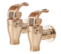 Heidouse 2pcs Spigot pour Le Distributeur de Boissons, Spigot d'eau Push-Type PP, idéal pour Le Distributeur, la Carafe, Le Robinet de Remplacement