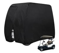Heidouse Couvercle de la voiturette de Golf, Enceinte de Chariots de Golf imperméable imperméable 210D, Couvercle de poussière Robuste, 108.27x48.03x66.14 Pouces, Accessoires