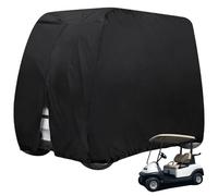 Heidouse Couvercle de voiturette de Golf, Enceinte la voiturette Golf imperméable imperméable 210D, Couvercle poussière Robuste, 108.27x48.03x66.14 Pouces