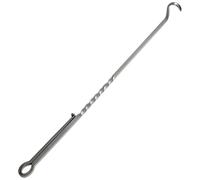 Heidouse Crochet de Viande, nageoires Alimentaires en Queue de Cochon en métal 12 Pouces, lavables et réutilisables Flipper Steak réversible pour Les grillades et Fumer, Outils Cuisine Gadgets