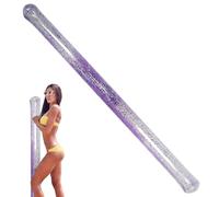 Heidouse Nouilles de Piscine, 58 Pouces en PVC PVC Portable Lisage Paillettes gonflables Nouilles de Piscine pour la Natation, la Plage, Les flottants, la fête, Le Violet