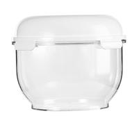 Heidouse Récipient à épreuves de pâte 3l Récipient Transparent à Pain à Pain avec Couvercle Easy Wash PP Bol pour Salade, mélange, Battement d'oeufs