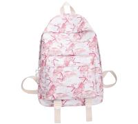 Heidouse Sac à dos pour filles, sac à dos mignon en nylon avec motif d'arc, école esthétique de capacité pour le plein air, l'école, le voyage