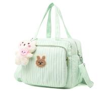 Heidouse Sacs à couches Messenger, 9,5x5.5x7.9 Tote de sac à couches multi-poches avec poignée et sangle détachable pour le voyage