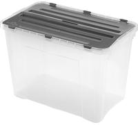 Heidrun 1650, Récipient à usages multiples, 60 l, Noir, Transparent, Rectangulaire, 590 mm, 360 mm