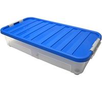 1 X Boîte Avec Rouleaux 40 L 80x40x18cm Tiroir Lit Tiroir Avec Capot