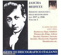 Heifetz Edition Chronologique Vol. 1 : Elgar, Beethoven, Bazzini,