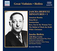 Jascha Heifetz – Miniatures Vol. 1 – NAXOS