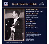 Heifetz, Jascha - Vieuxtemps, Saint Saens & Waxman [Import]