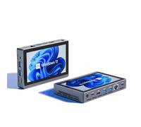 HEIGAOLAPC Mini PC, N5095 Processeur (jusqu'à 2.9 GHz) Graphique UHD, 16 Go DDR4/256 Go, Micro Ordinateur de Bureau, Triple Display 4K@60HZ, WiFi/BT5.2/4*USB3.0/Type-C Petit PC