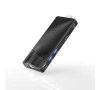 HEIGAOLAPC Mini PC Stick Win 10, Mini Ordinateur Portable, Pentium N4200 4GB 64GB eMMC (1.1 GHz), Fanless Stick PC, USB 3.0 X 2, 4K 60Hz, HDMI WiFi BT 5.0, pour Entreprises, Maison