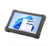 HEIGAOLAPC Rugged Tablet,Tablette Robuste N100 Win11 Pro, Tablette PC eMMC 8 Go de RAM 128 Go, Tablette 10,1" avec Batterie 16000 mAh WiFi 5 / BT5.0/1280 * 800 IPS pour Les Travailleurs sur Le Terra