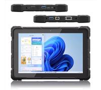 HEIGAOLAPC Tablette Robuste, 12e Alder Lake-N100, 8 Go de RAM 128 Go eMMC Rugged Tablet PC, 10,1" Win 11 Pro Tablet avec Batterie 16000 mAh / 4G LTE GPS/WiFi / BT5.0/1280 * 800 IPS