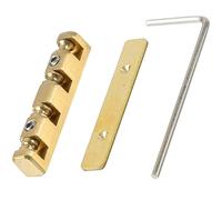 Height Adjustable Brass Roller Bass Guitar Nut 4 String Electric Top Music Instrument Parts Easy To Install String Bass Hardware Replacement