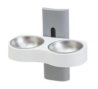 Height Adjustable Pet Bowls - Removable Food Water Feeding Station, Space Saving Raised Bowl Stand | for Cats Small Medium Large Dogs Daily Care Use, Dog Bowl, Raised Feeder, Pet Accessory
