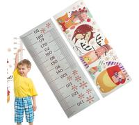 Height Chart For Wall, Height Measurement, Self-Adhesive Culmination Ruler, Nursery Or Playroom Decor, High Point Weighing For Children, A 11.81x23.62, B 11.81x35.43 Inches