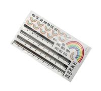 Height Chart For Wall, Height Measurement, Self-Adhesive Culmination Ruler, Nursery Or Playroom Decor, High Point Weighing For Children, A 11.81x23.62, B 11.81x35.43 Inches