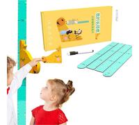 Height Chart Kids, Growth Ruler Chart, 70.86 inches Adorable Compact Magnetic Removable Design, Wall Mounted Measurement Charts for Nursery, Playroom, Home, Girls Room
