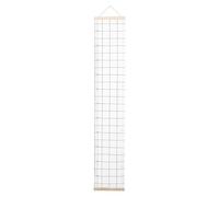 Height Growth Chart Wall, Canvas Grow Tables, Measuring Ruler Hangable Waterproof Removable, Bedroom Nursery Decoration, Growth Tracker for Boys, Girls Room, 7.87x47.24 Inches
