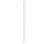 Height Measurement Sticker - Height Indicator Adhesive Ruler | Height Chart Wall Stickers | Wall Height Chart Ruler Decal Sticker | Child Growth Record Sticker for Bedrooms, Kindergartens,