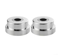 Heighten - Cache-valve mural pour raccords de plomberie de 1,27 cm et 1,9 cm, cache-tuyau décoratif pour cuisine, salle de bain, robinets de douche, matériau ABS, blanc (galvanoplastie)