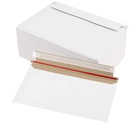 HEIHAK Lot de 100 enveloppes en carton rigide avec bande autocollante Blanc Format A5 250 x 160 mm
