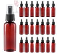 HEIHAK Lot de 40 petits flacons pulvérisateurs en plastique réutilisables avec 5 entonnoirs vides pour voyage, nettoyage - 50 ml