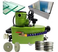 HEIHEIZI Machine à polir Les Bords de Verre,Petite Machine électrique bordurer Le Verre Meuleuse à Verre 8000tr/min Meuleuse à Bordure Droite Ronde biseautée pour Verre l'acrylique marbre céramique