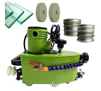 HEIHEIZI Machine électrique 800W Petite à bordurer Le Verre Meuleuse à Verre 8000 TR/Min Meuleuse à Bordure Droite Ronde biseautée pour Verre Machine à polir l'acrylique marbre céramique 28×15×24cm