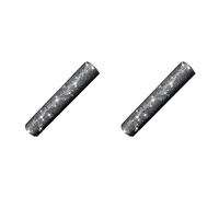 Heiikiuy Lot de 2 coques pour microphone avec strass brillants pour fêtes et émissions de télévision, noir