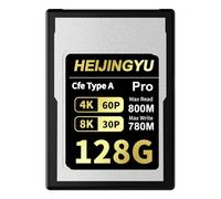 HEIJINGYU CFexpress Carte mémoire haute performance type A 128 Go Vitesse de lecture jusqu'à 800 Mo/s Vitesse de lecture et 780 Mo/s en écriture pour enregistrement 4K 120p, 8K 30P pour appareils