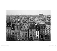 Heiko Lanio (Parisian Rooftops 30 x 40 cm Toile Imprimée