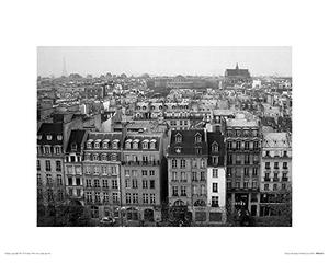 Heiko Lanio (Parisian Rooftops 30 x 40 cm Toile Imprimée