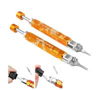 Heilanole 2pcs Ejector Tod Pin Extracteur -D120 / -D145 Terminal Terminal Outil D'Outil de Suppression des Broches pour Les Connecteurs pour Les Bornes Micro-Finales Kit D'Outil D'Élimination de