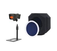 Heilanole Pare-Brise pour Microphone, Protection Anti-Bruit, Protection Cylindrique en Mousse pour Microphone, pour un Enregistrement Audio Clair pour Microphones, D