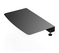 Heilanole Plaque de Raccordement pour Bureau D'Angle à Pince, Rallonge de Bureau en L, Tapis de Bureau D'Angle - Noir