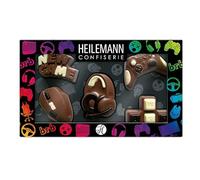 Heilemann Assortiment de Figurines en Chocolat, Coffret Cadeau Lait Noble, 100 g (Gaming)