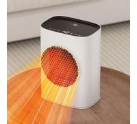 Heilmetz Radiateur soufflant à économie d'énergie, chauffage silencieux pour la maison, 3 modes avec thermostat, protection contre la surchauffe et le basculement, 1500W