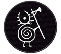 Heilung - Heilung Patch Warrior Snail Band Logo Nouveau Officiel Noir Woven Sew On Size Accessory Size