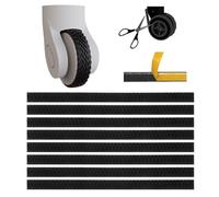 Heiluxe Housse de protection en silicone pour roue de valise, protection silencieuse, Noir B, Silencieux, imperméable, résistant à l'usure