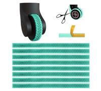 Heiluxe Housse de protection en silicone pour roue de valise, protection silencieuse, vert, Silencieux, imperméable, résistant à l'usure