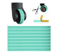 Heiluxe Housse de protection en silicone pour roue de valise, protection silencieuse, vert, Silencieux, imperméable, résistant à l'usure