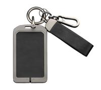 Heiluxe Porte-carte clé compatible avec Tesla, coque de protection pour Tesla, porte-clés Tesla, modèle 3/Y/X, personnalité exquise, alliage de zinc de qualité, empêche la perte de clé (1 pièce, noir)