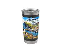 Heimaey Îles Westman Islande, Europe Gobelet isotherme en acier inoxydable double paroi