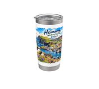 Heimaey Îles Westman Islande, Europe Gobelet isotherme en acier inoxydable double paroi