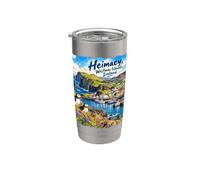 Heimaey Îles Westman Islande, Europe Gobelet isotherme en acier inoxydable double paroi
