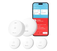 Heiman Détecteur de Fuite d'eau Intelligent avec Passerelle (Hub), HS2WL-R | Alerte App, Batterie 10 Ans, IP67 Étanche, Capteur WiFi pour Cave & Cuisine, Kit de Surveillance (2,4GHz uniquement)